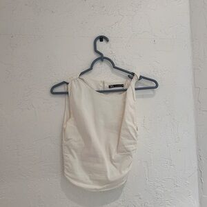 Women’s XS; white; form fitting